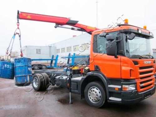 Бортовой грузовик Scania P230 LB4x2HNA с КМУ